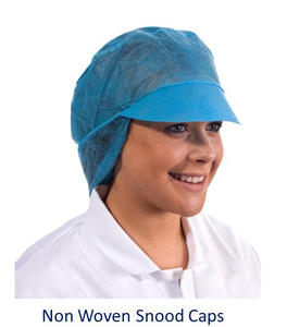 Einweg-Gesichtsschutz im Space-Cap-Stil aus PP-Vliesstoff für den Lebensmittelservice - Product Image 6