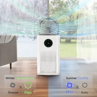 Purificador de Aire Inteligente 3 en 1 AVICHE con Humidificador y Ventilador, Nuevo Combo de Tendencia para Hogar, Bebés, Salón, Oficina con Monitoreo de Aire