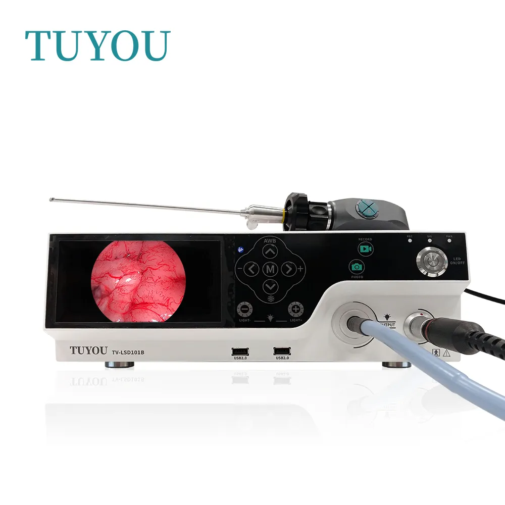 Tuyou Medical 1080p HD Fuente de luz Grabación de video Sistema de cámara endoscópica integrado