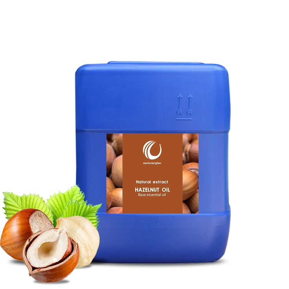 Minyak pembawa Hazelnut minyak kacang padat alami murni untuk pabrik aromaterapi harga grosir