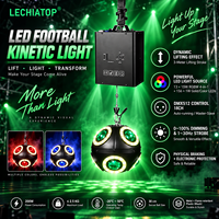 Système d'éclairage cinétique LED DMX512 pour football, éclairage de scène cinétique 3M, lumière de balle RGBW pour club, DJ, concert, événement