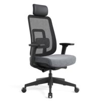 Silla de Oficina Moderna de Malla, Ergonómica, con Altura Ajustable, Reposabrazos y Reposacabezas, Disponible en Colores Personalizados