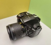 Kamera Digital D5300 Bekas Original untuk Pemula dengan Lensa 18-55mm, Kamera Lengkap