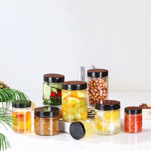 Barattolo rotondo per la conservazione degli alimenti con bottiglia di salsa di frutta al miele con coperchio 1oz 3oz 6 Oz 12 Oz 16oz 26oz coperchio per <span class=keywords><strong>cucina</strong></span> da campeggio in vetro ad alta copertura> 10 - Product Image 6