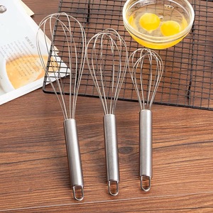 Fouet manuel en acier inoxydable, batteur à œufs, mélangeur à main pour lait et <span class=keywords><strong>crème</strong></span>, outil de pâtisserie pour la cuisine - Product Image 1