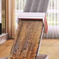 Serpillère plate en microfibre Realida Easy Wring Clean pour le nettoyage quotidien des sols à la maison, produit d'entretien des sols