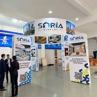 Support de toile tendue imprimé sur mesure, mur d'affichage portable pour exposition, idéal pour les salons professionnels