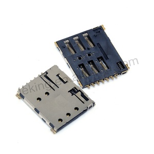 Jeking C036 Nano-<span class=keywords><strong>SIM</strong></span> chủ thẻ đẩy-đẩy loại 7pin Mini <span class=keywords><strong>Sim</strong></span> Thẻ Ổ cắm nano <span class=keywords><strong>Sim</strong></span> thẻ kết nối - Product Image 2