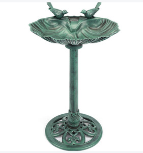 Mangeoire à oiseaux en métal et <span class=keywords><strong>bassin</strong></span> avec bain d'oiseaux et nichoir <span class=keywords><strong>pour</strong></span> utilisation en extérieur dans le jardin - Product Image 6