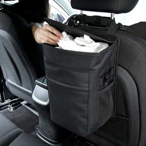 <span class=keywords><strong>Poubelle</strong></span> de voiture avec couvercle, sac <span class=keywords><strong>poubelle</strong></span> pour siège arrière, rangement suspendu, sac à déchets pour véhicule, pour <span class=keywords><strong>camping</strong></span>-<span class=keywords><strong>car</strong></span> T006 - Product Image 2