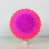 Ballon de massage gonflable arc-en-ciel de 15 cm en PVC entièrement pulvérisé, idéal pour l'exercice des mains et à usage polyvalent – Vente en gros usine