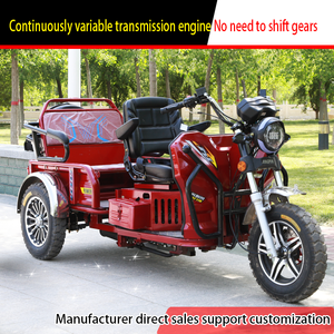 Triciclo de Gasolina con Velocidad Variable Continua, Motocicleta de Carga y Pasajeros para Ancianos, Vehículo de Transporte para Discapacitados - Product Image 2