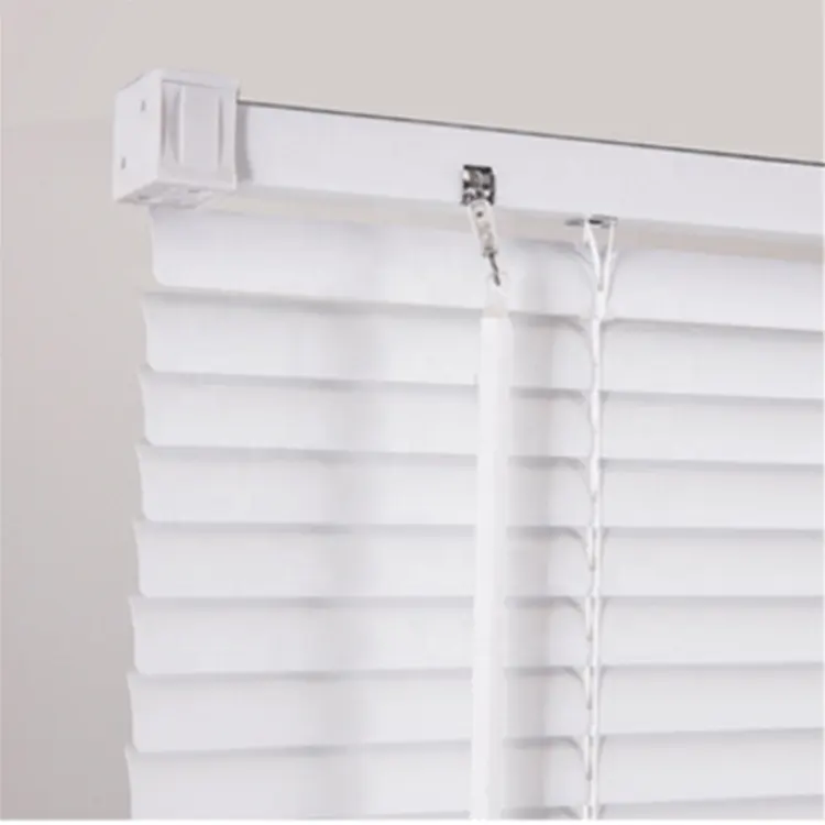 Wit Snoer Economische 25mm PVC 1 "Mini Vinyl Strip blind voor Window Met directe fabriek prijs