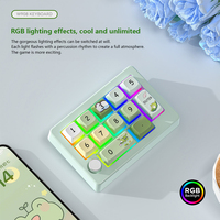 Keyboard Mekanik Game RGB Nirkabel Tiga Mode Hot-Swap Definisi Makro Antarmuka USB untuk Pemrograman Game Genggam-Keyboard