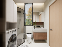 100 ㎡   Villa modulaire haut de gamme avec salles de bain privées, système solaire hors réseau, maison intelligente préfabriquée