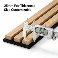 Échantillons de panneaux acoustiques en bois flexible courbé, panneaux muraux 3D insonorisants pour la décoration de piliers ronds et de murs cintrés