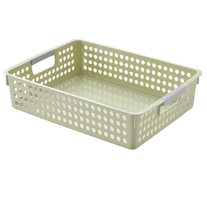 Thickened with handle can be stacked to save space food and vegetable sundry storage basket