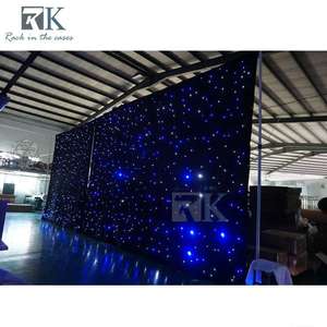 Cortina Eléctrica de Fácil Instalación RK, Cortina de Tubo de Aluminio para Bodas y Eventos - Product Image 5