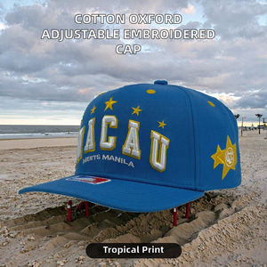 Gorra de Béisbol Unisex de Algodón 100% Oxford Jersey, Estilo Deportivo Dobby, con Bordado 3D Ajustable de Leopardo, Hoja y Fruta, ¡Gran Venta! - Product Image 2