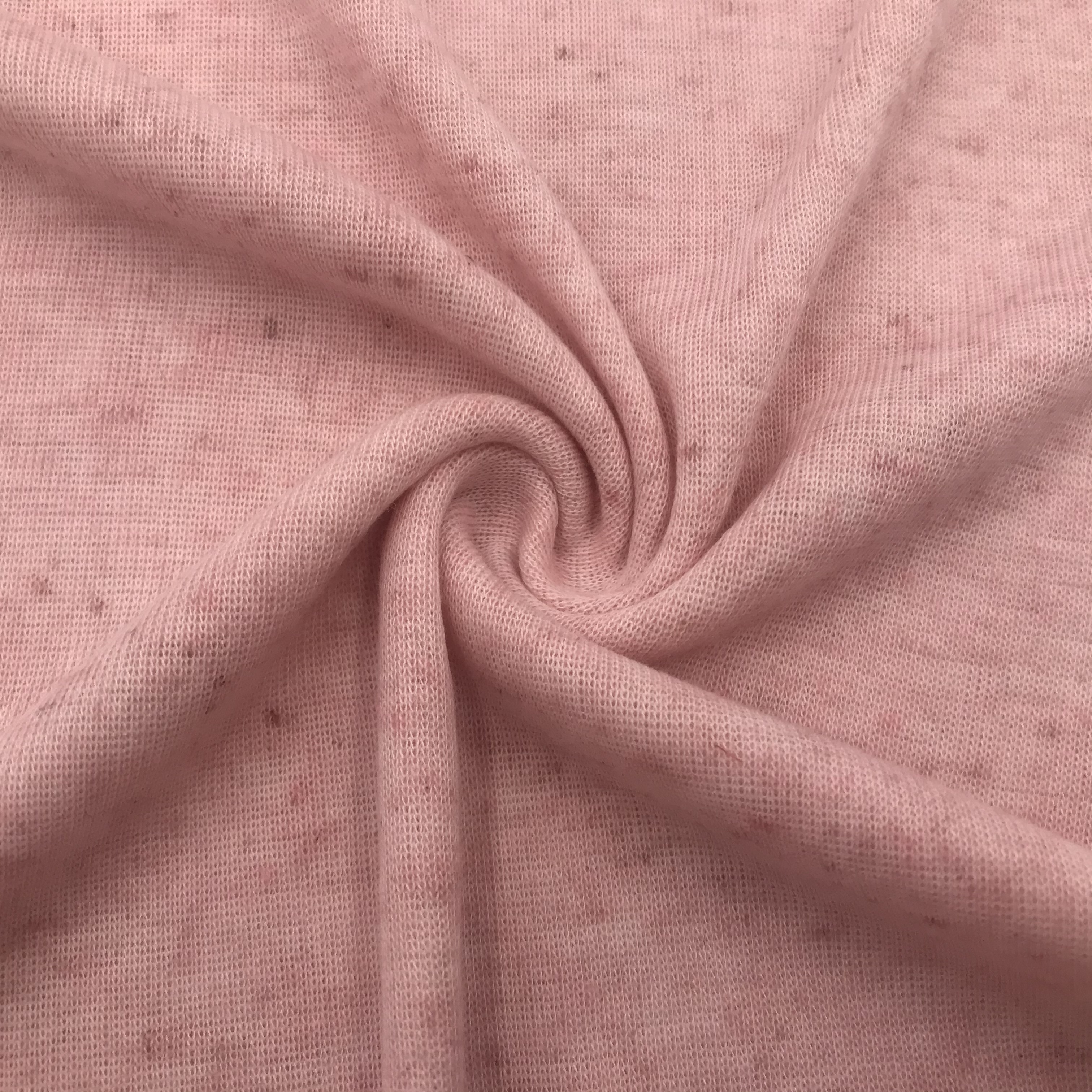 Лидер продаж, трикотажная ткань, 85% полиэстер, 15% Лен, окрашенная в рубчик ткань 1*1 для футболок, платьев