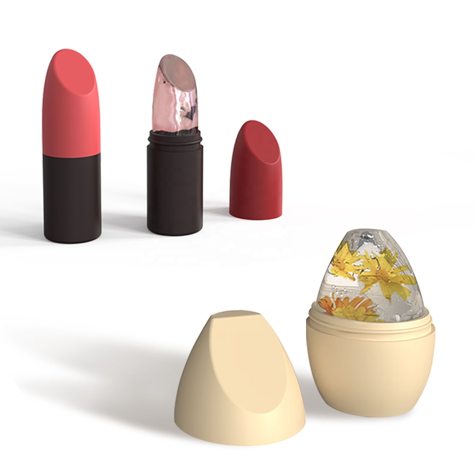 Роликовый массажер Wellfine-Silicone Ice, индивидуальная форма для красоты лица для лица и глаз, горячее надувательство