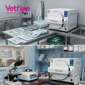 Sterilizzatore Autoclave Veterinario a Vuoto da 18L con Display LED per Cliniche, Uso Medico e Dentistico - Product Image 1