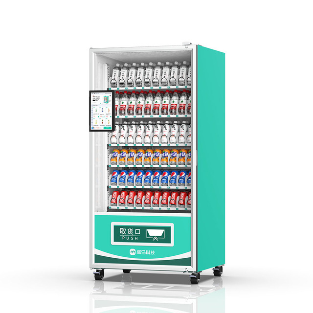 Wholesale 10 Inch Touch Screen Fresh Food and Drinks Vending Machine 24 Hours Self Service Combo Vending Machine with Qr Payment