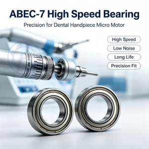 Roulement à billes miniature en acier inoxydable DDL-1060ZZ pour NMB 6x10x3mm Abec-7, roulement de micromoteur dentaire haute vitesse - Product Image 2