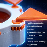 Boîte à Fidget Rotative Personnalisée en Plastique Écologique, Jouet Éducatif Transformable Anti-Stress pour Enfants