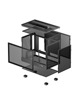 Deepcool CH160 Noir boîtier mini-ITX ultra-portable boîtier à haut débit d'air petit encombrement pour ordinateur de bureau
