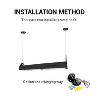 Lámpara LED Lineal de Alta Potencia para Gimnasio, 36000 Lúmenes, 5000k, Cuerpo de Aluminio, IP65, 50w, 100w, 150w, para Fábrica