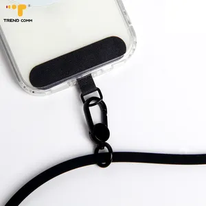 2024 New Arrival Adjustable Silicone Phone Strap Customized Lanyard Crossbody Shoulder Chain For Phone Case