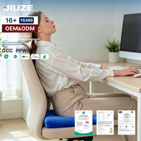 Nouveau coussin de siège de chaise de bureau amélioré, le plus récent coussin de siège en gel épais à conception en nid d'abeille à double gel modifié