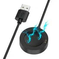Câble de charge de remplacement compatible avec Watch S3/S2/2 Pro avec connecteur USB-A