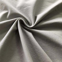 Tissu en maille interlock 49% coton Supima, 48,5% coton biologique, 2,5% élasthanne, marque OEM, certifié GOTS, OEKO-TEX pour vêtements sur mesure
