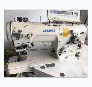 Máquina de coser en zigzag de punto de cadeneta de aguja única de alta velocidad Jukis 2284C-7 Original de segunda mano