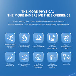 Juegos de atracción VR para interiores, plataforma de movimiento, simulador de vuelo, equipo de simulador de cine 12D, atracciones VR con Centro Comercial - Product Image 5