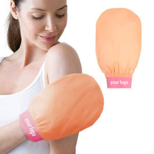 Mitaines de bain de marque privée dissolvant de bronzage bain naturel gant spray autobronzant lingettes mitaine - Product Image 2