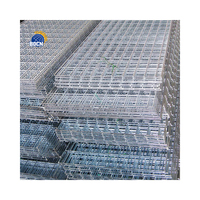 BOCN 6 12 jauge 50x50 2x2 1x2 3x3 4x4 5x5 pouces fer galvanisé électrique trou carré Construction panneau de treillis métallique en fer soudé