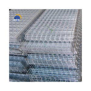 BOCN 6 12 jauge <span class=keywords><strong>50x50</strong></span> 2x2 1x2 3x3 4x4 5x5 pouces fer galvanisé électrique trou carré Construction <span class=keywords><strong>panneau</strong></span> de treillis métallique en fer <span class=keywords><strong>soudé</strong></span> - Product Image 2