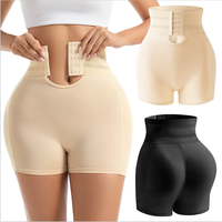 Body gainant taille haute en polyamide sans couture avec coussinets amovibles pour rehausser les fesses et sculpter la silhouette pour adultes