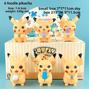 ชุดของเล่นตกแต่งโต๊ะทำงานรูปสัตว์แฟนตาซี 6 ชิ้น ทำจาก PVC ของขวัญวันเกิด ของตกแต่งรถยนต์ ตุ๊กตาสัตว์น่ารัก บรรจุกล่องสี - Product Image 4