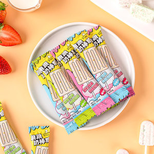 Nuevo Diseño de Helado Vegano en Barra con Caramelos Explosivos <span class=keywords><strong>Blancos</strong></span>, Sabor a Yogur, Tableta Láctea, Caja de 800g - Product Image 2