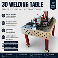 Tables de soudage industrielles nitrurées sur mesure, plateforme modulaire à haute planéité pour la fabrication métallique