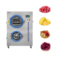 Huchuan industriële vriesdroogmachine voor voedselverwerking, grote capaciteit, SUS304 roestvrij staal, PLC-gestuurd, gasverwarming