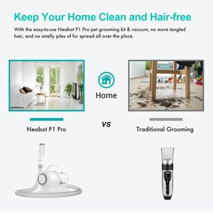 <span class=keywords><strong>Neabot</strong></span> (NEAKASA) P1 Pro 5 en 1 Tondeuse pour animaux de compagnie, tondeuse à poils de chien, brosse anti-peluches, aspirateur, kit de toilettage pour animaux de compagnie - Product Image 6