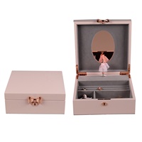 Boîte à musique en bois MDF personnalisée Ever Bright Pure Dance Ballerina avec tiroir pour filles, garçons, enfants, cadeau