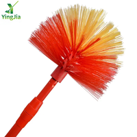Balai télescopique professionnel pour plafond, brosse de nettoyage pour toiles d'araignées et poussière, avec manche métallique 2m Yingjia