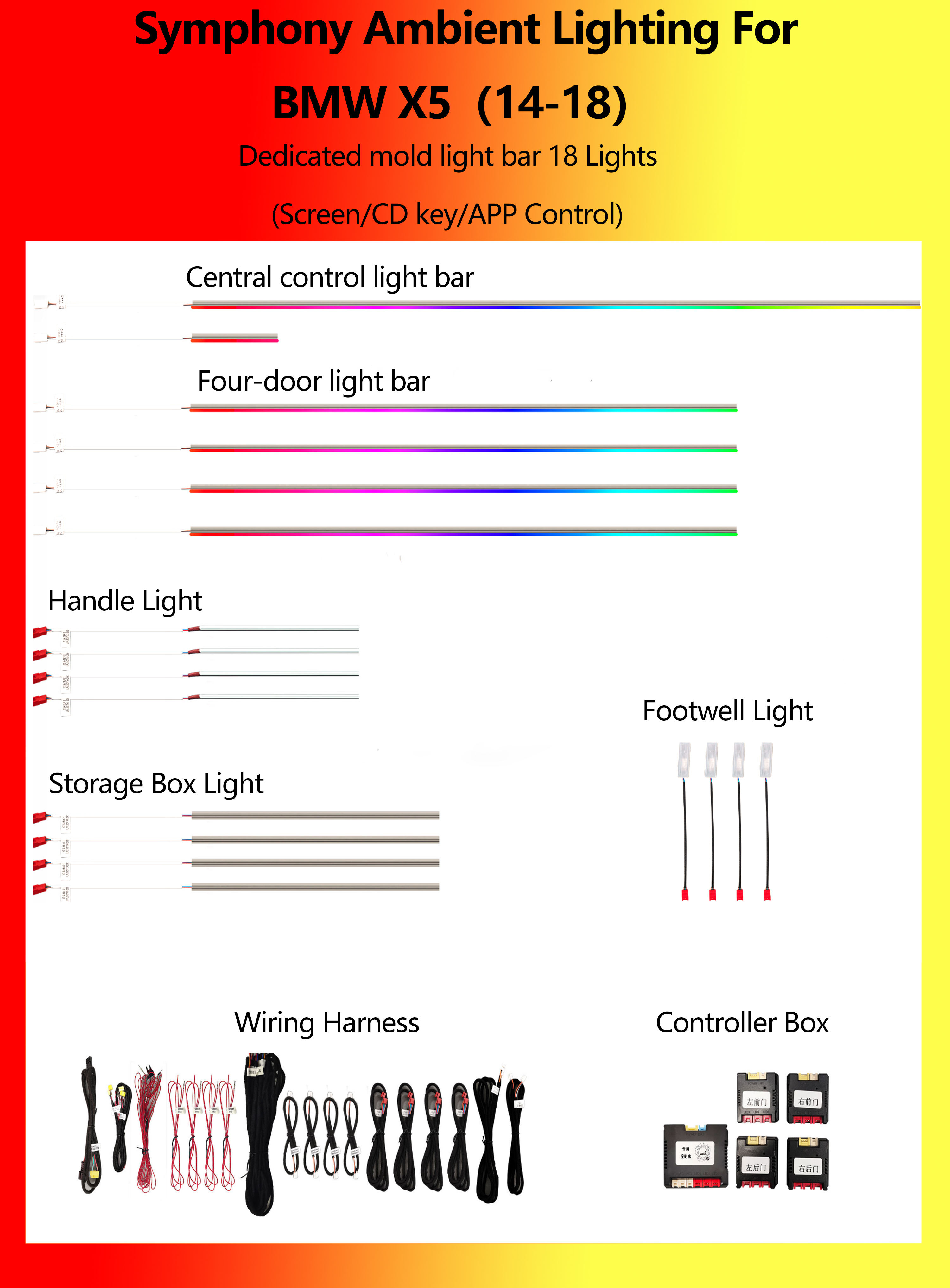 BMW X5  Symphony 18 Lights