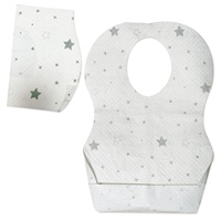 Bavoirs pour bébé Bavoirs jetables en papier pour nourrissons Fabricant OEM Tissu non tissé Imprimé Imperméable 100% coton Bavoirs pour bébé Ensemble à nœud papillon